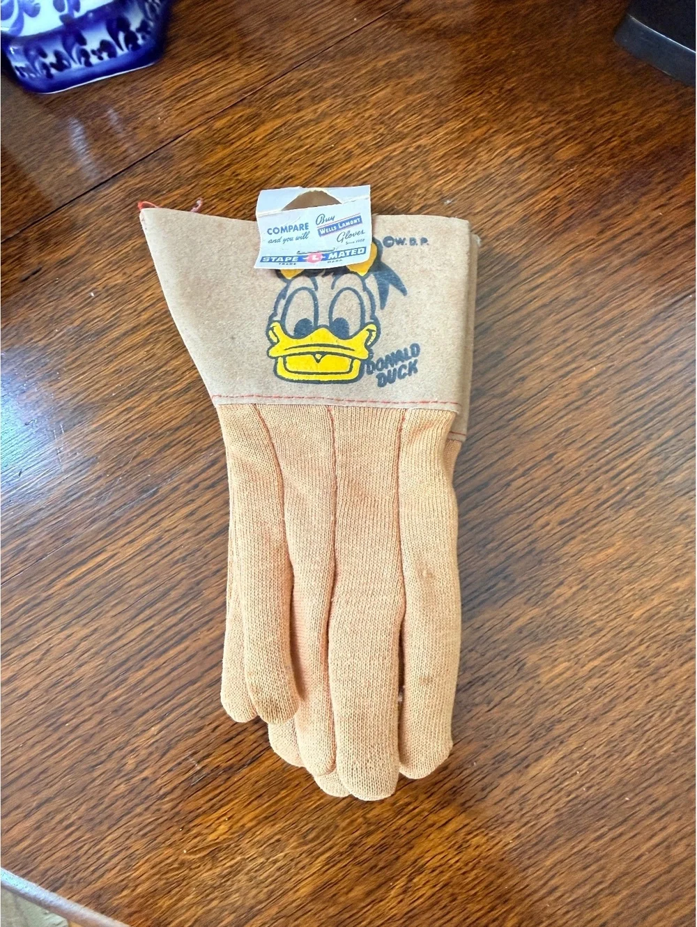 Vintage Disneyland Donald Duck Gloves by Wells Lamont
